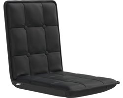 Thuys – Vloerstoel – Meditatiestoel – Yoga Stoel – Meditatiestoel Met Rugleuning – 47 x 53 x 110cm – Zwart