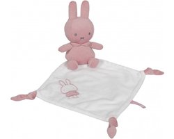 Tiamo Collection Knuffeldoekje nijntje - pink baby rib