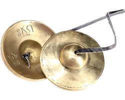 Tibetaanse Bekkens - Meditatie Klokken - Meditatie en Yoga - Zuiver Geluid - 170 g - Geel
