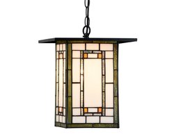 Tiffany Hanglamp Frank Lloyd Wright Orange - Art Deco Trade