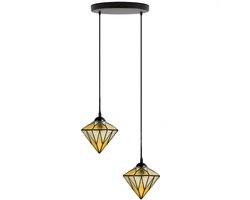 Tiffany Kroonluchter Aiko Yellow 2 - Art Deco Trade