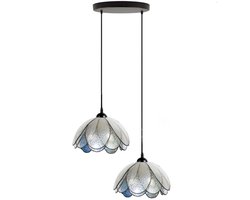 Tiffany Kroonluchter Sparkling Pioenroos 2 - Art Deco Trade