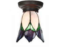 Tiffany Plafonnière Small Lovely Flower Purple - Art Deco Trade