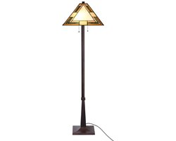 Tiffany-style Vloerlamp Indian Summer - Art Deco Trade