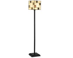 Tiffany-style Vloerlamp Mondriaan - Art Deco Trade
