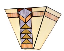 Tiffany-style Wandlamp Pyramide - Art Deco Trade