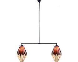 Tiffany T-lamp 2 lichts Origami - Art Deco Trade