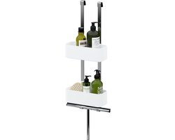 Tiger 2-Store - Ophangbaar doucherek 25 cm - Zonder boren - Wit