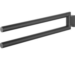 Tiger Bold - Handdoekrek - 2-armig - Voor 2 handdoeken - 46,2 cm - Zwart