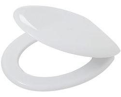 Tiger Burley - Toiletbril met deksel - MDF - Wit