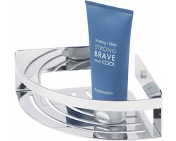 Tiger Caddy - Doucherek - Douchemand hoek 18,4 cm - RVS - Chroom