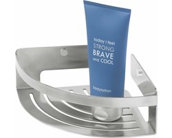 Tiger Caddy - Doucherek - Douchemand hoek 18,4 cm - RVS geborsteld