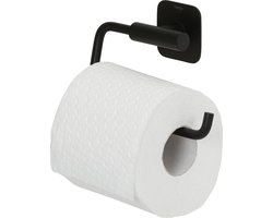 Tiger Colar - Wc rolhouder zonder klep - Zonder te boren - Toiletrolhouder zelfklevend - Zwart