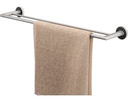 Tiger Cooper Handdoekrek dubbel 65,2 cm RVS geborsteld / Zwart