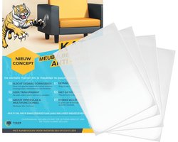 Tiger Guard Anti Krab Vellen - Anti Krab Katten - Krabpaal - Bankbeschermer Kat - Meubelbescherming Katten - 6 XXL Vellen