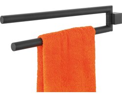 Tiger Nomad Handdoekrek 2-armig - Zwart