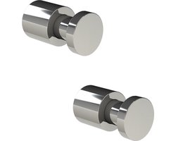 Tiger Pico - Handdoekhaak - 2 stuks - Chroom