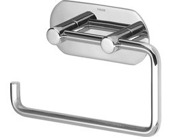 Tiger Rondo - WC rolhouder zonder klep - Zonder boren - 3M tape - Chroom
