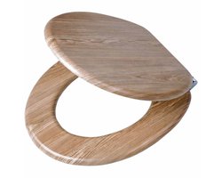 Tiger Scaffold Wood - WC Bril - softclose - MDF - Eiken