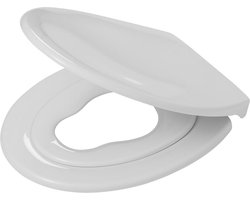 Tiger Tulsa - WC Bril - met kinderzitje - softclose - Wit