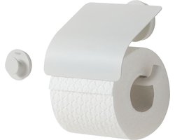 Tiger Urban - Wc rolhouder met klep (1x) - inclusief Handdoekhaak klein (1x) - Wit