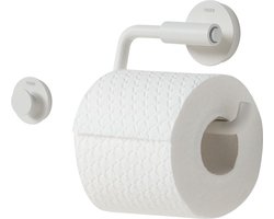 Tiger Urban - Wc rolhouder zonder klep (1x) - inclusief Handdoekhaak klein (1x) - Wit