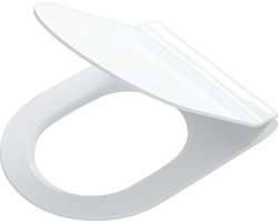 Tiger Veiros - WC Bril - D-vorm - softclose - Thermoplast - Wit