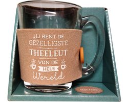 Tijd voor thee - Theeglas - Gezelligste theeleut