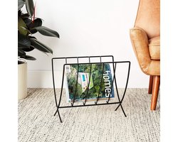 Tijdschriftenhouder - Krantenbak - Magazinehouder - Tijdschriftenrek - Lectuurbak - Vouwbaar - RVS