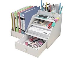 Tijdschriftenhouder Rek - Archiefrek Opberger - Bureau Organisatie - Meerlaags Ontwerp - 395 x 307 cm - Zwart