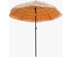 Tiki Parasol - 2M Hoog - 1.8M diameter - Tuin Paraplu - Rieten Parasol - Hawaii - Patio Parasol