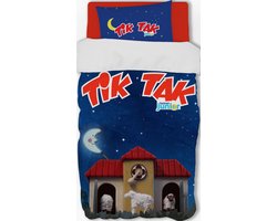 TikTak-Dekbedovertrek + kussensloop - 140x200cm - 65x65
