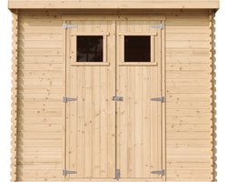 Timbela M310 - Houten tuinhuis - 2,63 m² - 142x239xH200 cm - zonder vloer