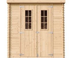 Timbela M311C - Houten tuinhuis - 2,22 m² - 142x204xH200 cm - zonder vloer