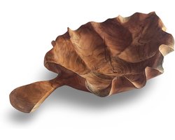 Timber Delights - Houten Boomblad - Unieke Woondecoratie - Decoratieve Serveerplank