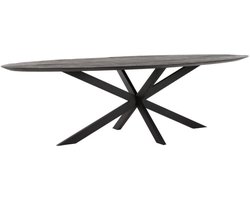 Timeless Black eettafel Shape 280 cm