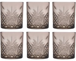 Timeless - Tumbler - Waterglas - Whiskyglas - Zwart - Set van 6 - 345 ml