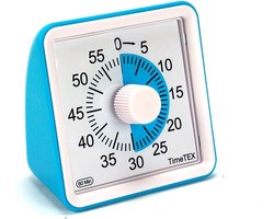 TimeTEX Timer Compact 60 min - Geluidloos blauw