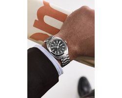 Timex Marlin Draper Automatic Mechanisch Automatisch Horloge Silver Tone Kast: 100% Roestvrij Staal | Armband: 100% Roestvrij Staal 37 mm TW2Y65000AJ, TW2Y65100AJ