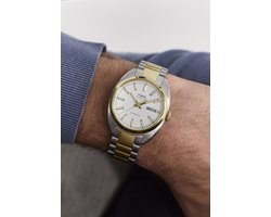 Timex Marlin Draper Automatic Mechanisch Automatisch Horloge Tweekleurig En Zilverkleurig Kast Gemaakt Van 100% Roestvrij Staal En Een Armband Van 100% Roestvrij Staal 37 TW2Y65000AJ, TW2Y65100AJ