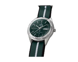 Timex Marlin® Jet Quartz Quartz Analoog Horloge Groen Kast: 100% Roestvrij Staal | Armband 100% Textile 38 mm TW2Y37300AJ, TW2Y37400AJ, TW2Y37500AJ