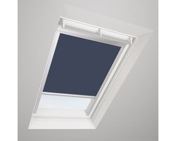 Timlux Verduisterend Rolgordijn voor KeyLITE Starlite Maat 78x98 -Blauw-
