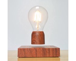 TIN-IN Zwevende Lamp - Wooden look