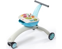 Tiny Love Walk Behind and Ride on Loopstoel - 5-in-1 - Blauw