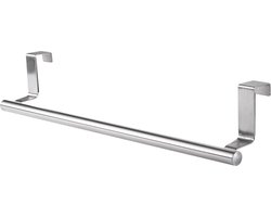 Tip: Kastdeur Handdoekrek - Keukenkast Deur Handdoek Houder Rek Stang Hanger - Deurhanger Deurhaak Keuken - RVS