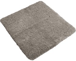 Tiseco - Badtapijt - Microfiber - Antislip - 60x60 cm, taupe