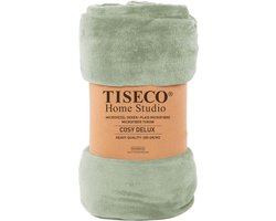 Tiseco Home Studio - Deken COSY DELUX - microflannel - 280 g/m² - 130x160 cm - Sea green