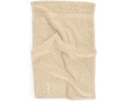 TISECO HOME STUDIO - Gastendoek RIVA - SET/10 - 100% katoen - 450 g/m² - 100% katoen - superzacht en zeer absorberend - 30x50 cm - Zand