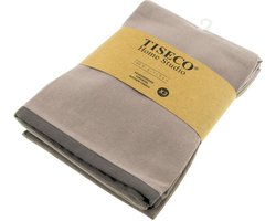 Tiseco Home Studio - Keukenhanddoek SOLID - SET/6 - 100% katoen - ultra-absorberend - sneldrogend- duurzaam materiaal - 50x70 cm - Taupe