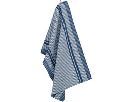 Tiseco Home Studio - Keukenhanddoek WAFFLE - SET/12 - 100% katoenwafel - ultra-absorberend - sneldrogend- duurzaam materiaal - 50x70 cm - Donkerblauw